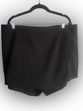 torrid Black Wrap-Front Skort